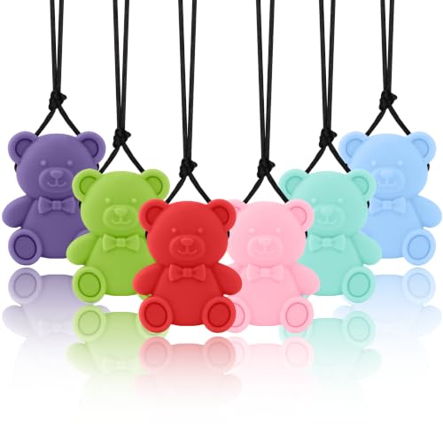 6-Pack Sensory Chewy Necklaces