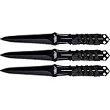 Uzi Herren Wurfmesser-Set, 3-teilig-ab 18 Jahre Messer, schwarz, 15,2cm