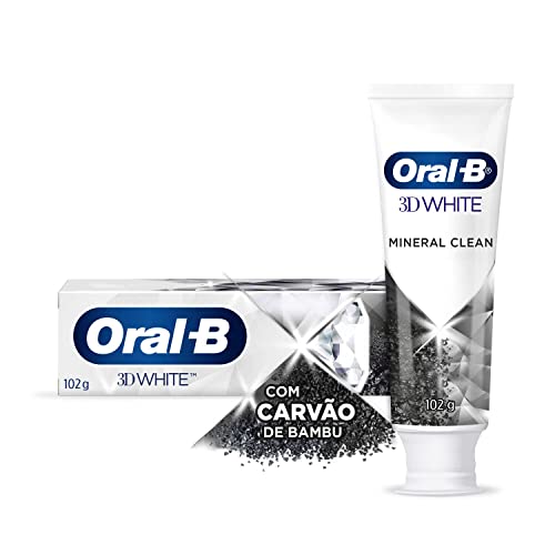 Creme Dental Oral-B 3D White Mineral Clean Fresh Mint 102g, Oral B