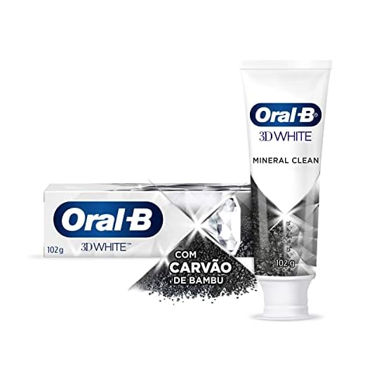 Creme Dental Oral-B 3D White Mineral Clean Fresh Mint 102g, Oral B