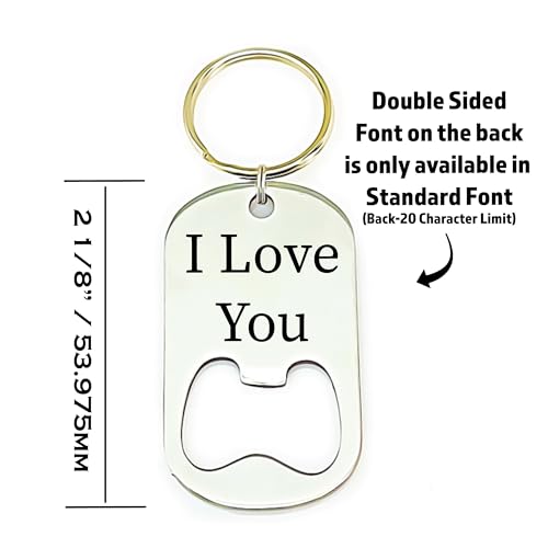 Sm Design Love Boyfriend Gift Personalized Bottle Opener From Girlfriend Love You More Boyfriend Dating Anniversary Boyfriend Birthday Love-Bottle thumb #3