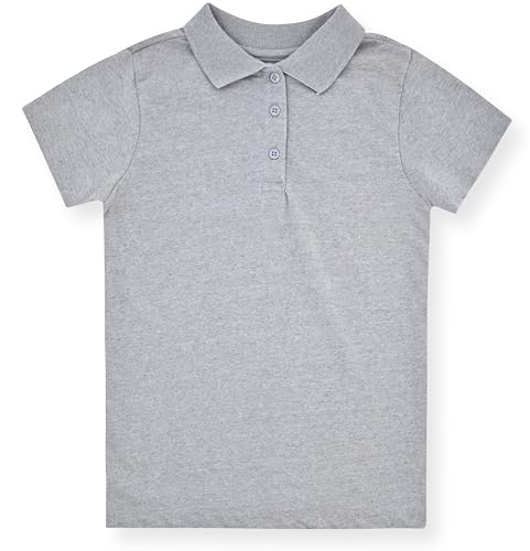 Image of Studio 3 Girls' 4-Pack Soft Jersey Short Sleeve Polo Shirts