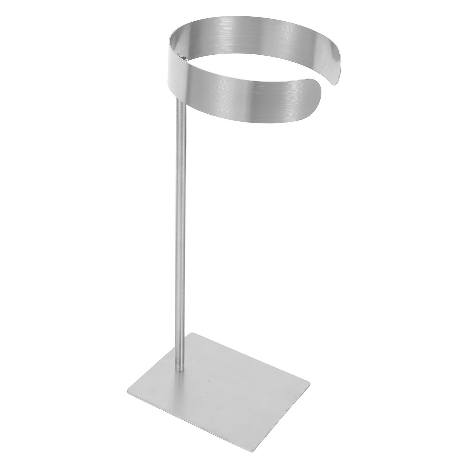 Porta Cravatte da Esposizione Regolabile in Acciaio Inox Argento | Cravatte e Cinture, Supporto Verticale Stabile, Design Retrò 2026, Uso in Boutique e Spazi Armadio