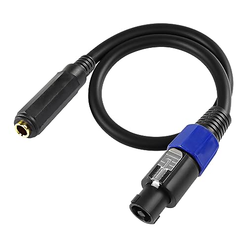 Cable Speakon para DJ y megafonía PA con salida Jack hembra MEIRIYFA 0,54 metros
