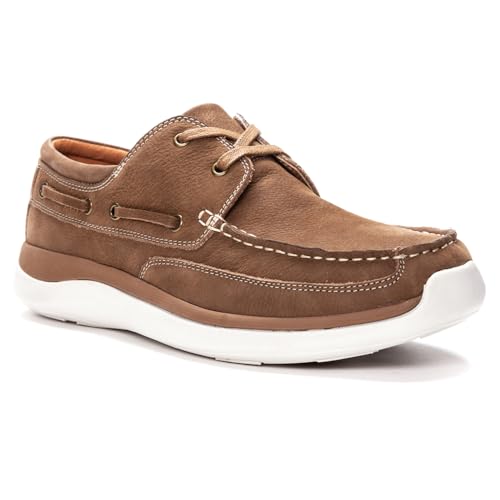 Propet Mens Pomeroy Boat Casual Shoes - Brown3