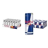 Red Bull Energy Drink Coconut Berry (24 Count) + Red Bull Energy Drink (24 Cans x 6 Packs)