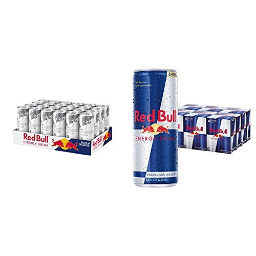 Red Bull Energy Drink, Coconut Berry, 8.4 Fl Oz (24 Count) & Energy Drink, 8.4 Fl Oz (24 Count)