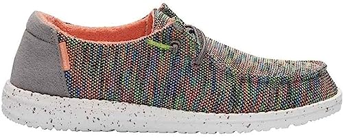 Image of HEYDUDE Girl's Wendy Youth, Peacock Pink, 6 M US Big Kid