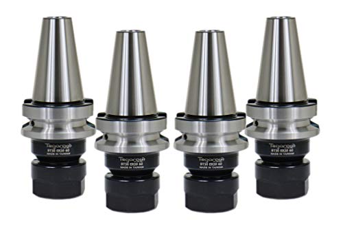 Tegara BT30 ER20 60mm Collet Chuck Tool Holder 4 pcs 202-6569-4 M[
