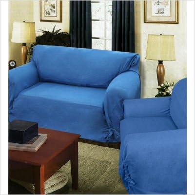 Denim Loosefit Loveseat Cover 60-73" arm to arm