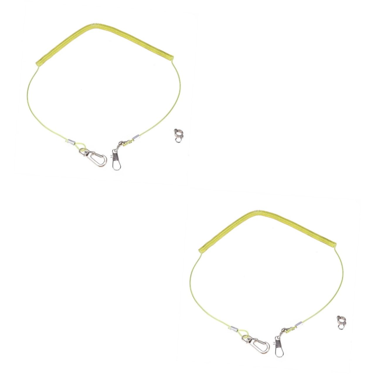 Happyyami 2 Pcs 10 10m Parrot Leash Training Rope Bird Harness Leash for Parakeets Elastic String Claw Ring Bird Harness for Flying Training Random Color