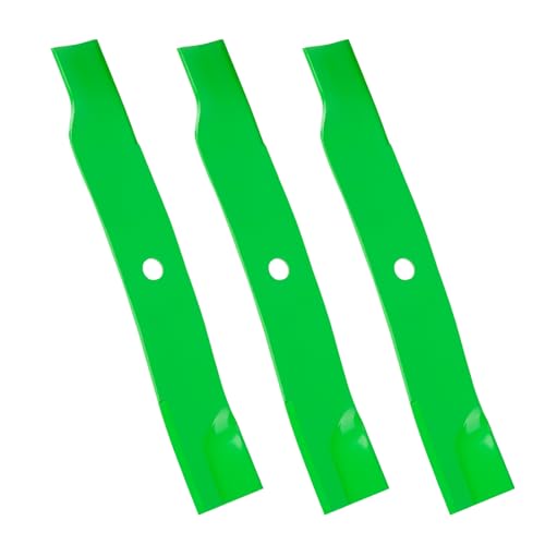 Magorfas TCU15881 60 Blades for John Deere Ztrak Z930M Z950M Z950R Z951R 1025R Z757 Z665 X710 X730 X738 60 inch Deck Lawn Tractor Zero-Turn Mower M128485 M131958 M144196 M163983 / High Lift / 3 Pack