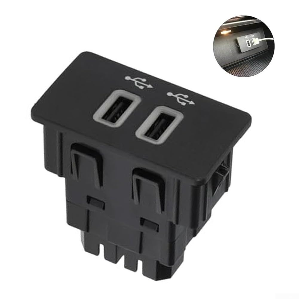 Doppio modulo di interfaccia USB, con indicatori di attività per Ford F150 F250 F350, sostituisce HC3Z-19A387-B HU5Z-19A387-A, ABS per hub CarPlay per pendolarismo quotidiano