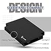 SUHSAI 1TB External Hard Drive USB 3.0 – Portable External HDD for Mac, Laptop, PS5, PC – External Hard Disk Drive for Backup, Photo Storage, Data Transfer, Gaming, Extended Storage – Black