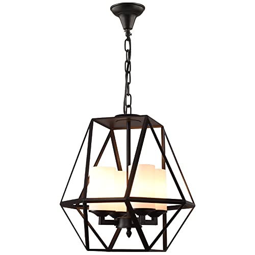 Lustre îlot de cuisine industriel E27 en fer pour table à manger américaine
