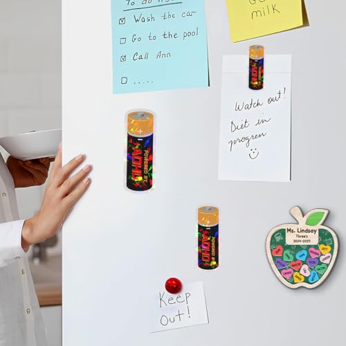 Image of 3 Pcs ADHD Battery Sticker, ADHD Stickers Funny, Stickers for Adults Dark Humor, ADHD Awareness Sticker- Vinyl Stickers for Water Bottles Laptop Car Hart Hat Helmet 3 Inches (Hologram, 3 inch)