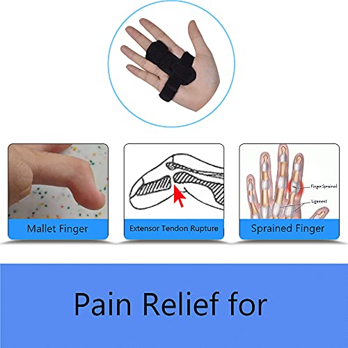 Trigger Finger Splints - Developed Design Fits Middle, Ring, Index, Thumb And Pinky, Bonus Fastening Tape For Alleviating Finger Stiffness,Tendon Release And Pain Relief From Stenosing Tenosynovitis #TOP2