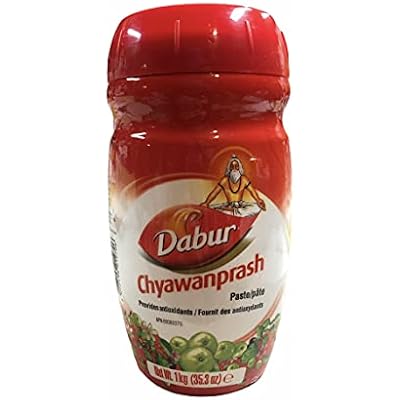 Dabur Chyawanprash Spread: Ayurveda Herb Infused Elixir for Revitalization, Support Energy & Vitality Enhancement - Fortified with 40 Ayurvedic Herbs - Suitable for Ages 12+ (500 Grams - Pack of 1)