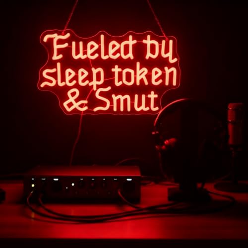 Image of Fueled by Sleep Token and Smut Neon Sign, 16.5 inchx10.2 inch