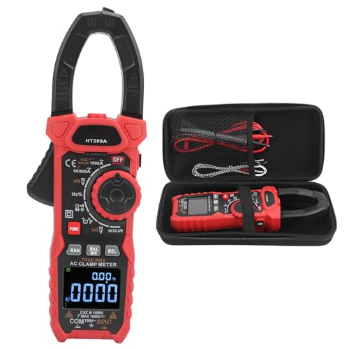 HT208A Pinza Amperimétrica Portátil Digital para Medición de Corriente para Mantenimiento Eléctrico miniatura 7