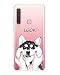 Produktbild Homikon Silikon Hülle Karikatur TPU Tasche Handyhülle Transparente Durchsichtig Kirstall Clear Ultra Dünn Schutzhülle Stoßdämpfend Soft Case Cover Kompatibel mit Samsung Galaxy A9 2018 - Hund