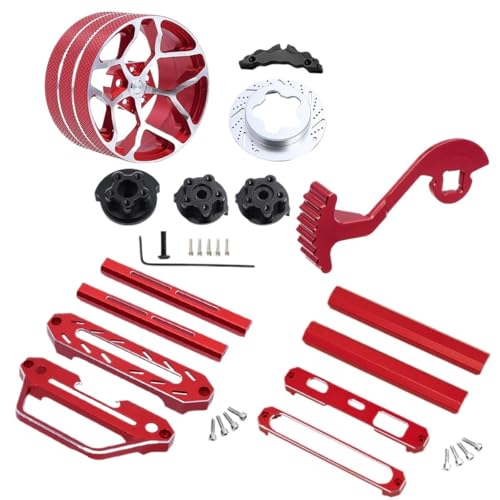 �݊���������܂� Flysky �Ή� Noble NB4 NB4 Pro CNC ���^���g�����X�~�b�^�[�v���e�N�^�[�t���[�� �n���h���t��(Set 3 Red)