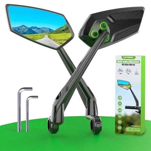 Espejo para bicicleta anticaída con rotación 360 que evita vibraciones