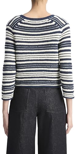 Vince Women's Texture Striped Cardigan3