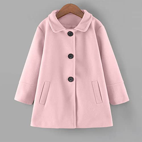 Betadog Toddler Girls Long Sleeve Winter Windproof Coat Jacket Kids Warm Outerwear Jacket 4t Girls (A-Pink, 2-3 Years)3