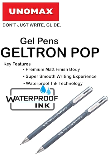 Bolígrafos Geltron Pop Gel Unomax Pack de 50 miniatura 5