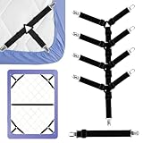 Utilisation polyvalente : Outre les draps, nos attaches conviennent également aux nappes, attache drap housse de canapé et à d'autres textiles. Elles sont idéales pour une large gamme de linge de lit.