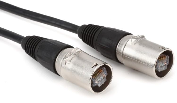 Proco C270201-25F Shielded Cat 5e Cable with etherCON Connectors - 25 Foot