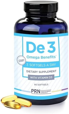 De3 Dry Eye Ultra Pure rTG Omega 3 – Support for Dry Eyes - 2400 mg EPA & DHA – New & Improved-Burpless-3 per day serving, 1-month supply