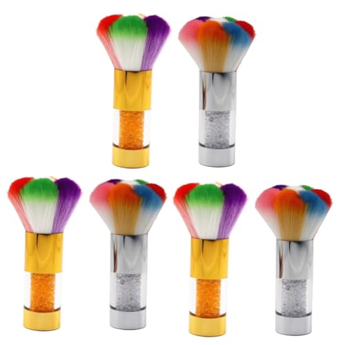 Pinceaux de maquillage ergonomiques : lot de 3 pour poudre et teint