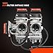 Carburetor Compatible with 2001-2005 Yamaha Raptor 660 660R YFM660 YFM660R ATV Carb with Air Filter Foam&Fuel Valve Petcock Raptor Replace #5LP-14900-00-00 5LP-14900-20-00 5LP-14900-30-00