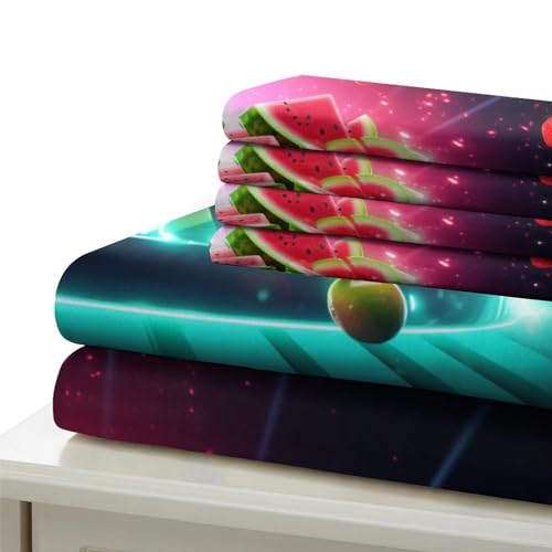 Parure de lit enfant melon d'eau couette confortable King 3D - 6