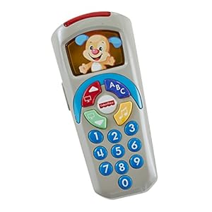 Fisher-Price DLD32 – Lernspaß Fernbedienung, zum Aktivieren von Liedern und Lerninhalten, Babyspielzeug ab 6 Monaten