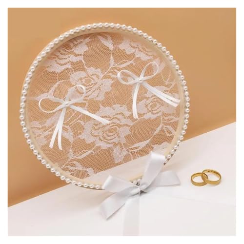 Funda creativa para boda con encaje premium y soporte de joyería exclusivo 7