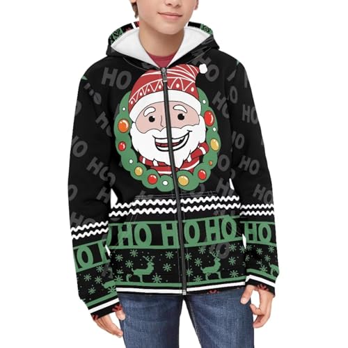 Sweatshirt with Pocket for Kids Warm Zip Up Hoddies Casual Coat Top Stretch Sweatshirt Hoddies for Boys Girls3