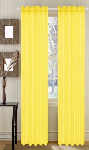 Asbury Elegant Voile Sheer Panel - 54