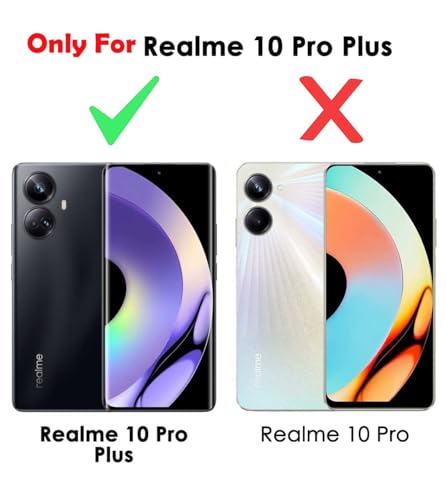 Image of BlazeTech for [ Realme 10 Pro Plus 5G ] Liquid Silicone Back Case Cover Flexible |Inner Lining| with Camera Protection Back Cover for [ Realme 10 Pro Plus 5G ] - Black