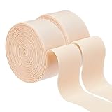 OLYCRAFT 4.4 m Langes Elastisches Satinband Für Ballettspitzenschuhe 21mm Breites Hautfarbenes Satinband Für Tanzschuhe Minimalistisches Elastisches Band Ideal Für Ballett Tanzaccessoires