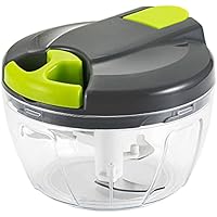 Sifenma Multi-Function Manual Food Chopper & Processors with Handle and Cover,Vegetable Chopper Shredder,Garlic Chopper,Suitable for Onions Garlic Peppers Carrots Fruits,Wonderful for Kitchen