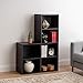 4-Tier Wood Storage Shelf, Black
