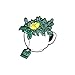 STANG Plante Verte en Pot épinglette café thé Vie Heureuse Petite Fleur Jaune Cadeau Broche Badge