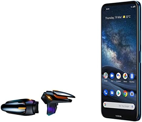 Gaming Gear for Nokia 8.3 5G (Gaming Gear by BoxWave) – Touchscreen QuickTrigger Auto, Set off Buttons Autofire Gaming Cellular FPS for Nokia 8.3 5G – Jet Black