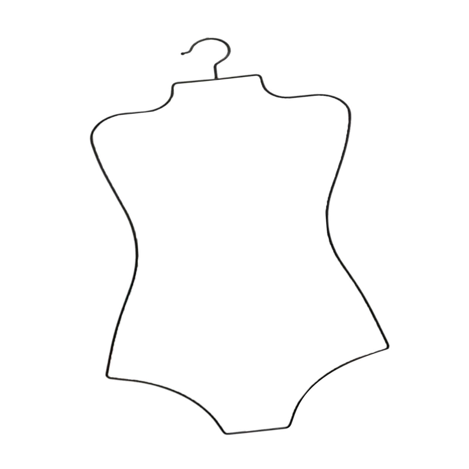 PIXZCSA Swimsuit Display Hanger Outstanding Organizer Kids Clothes Lingerie Swimwear Storage Closet Clothes Coat Clothing Display Beachwear Holder Shops Kids Wire Body Shape