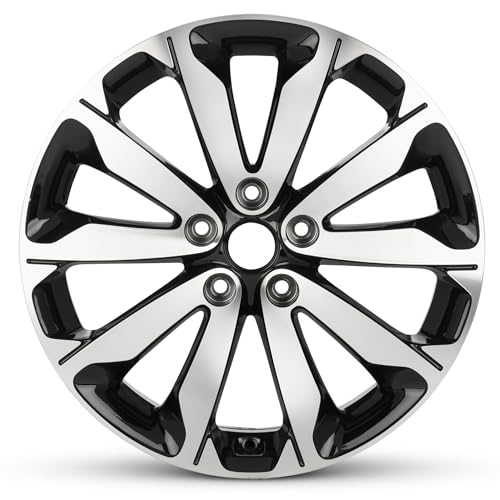 For 2017-2019 Kia Sportage 18 Inch Machined Face Black Rim - OE Direct Replacement - Road Ready Car Wheel
