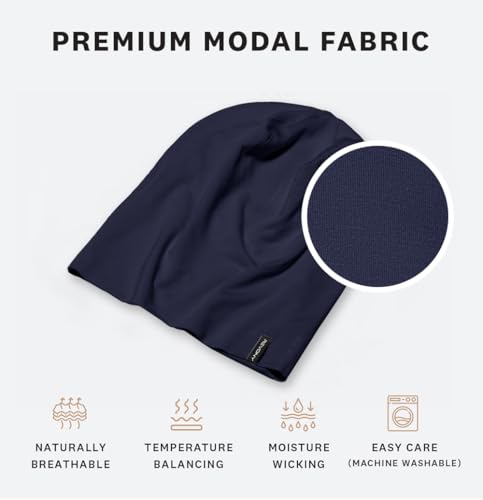 Image of Summer T-Shirt Beanie for Men & Women - Soft Modal - Slouchy Style