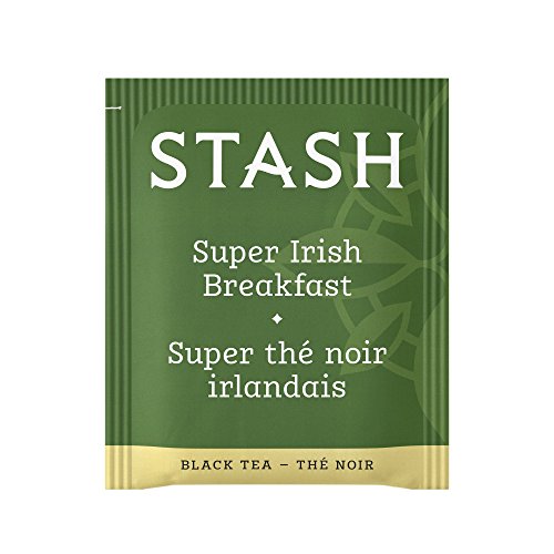 Image of Stash Tea Super Irish Breakfast Black Tea - Caffeinated, Non-GMO Project Verified Premium Tea with No Artificial Ingredients, 20 Count (Pack of 6) - 120 Bags Total